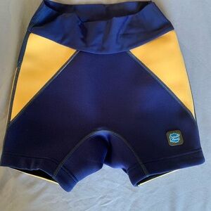 Splash About Navy & Yellow Kids Swim Shorts
